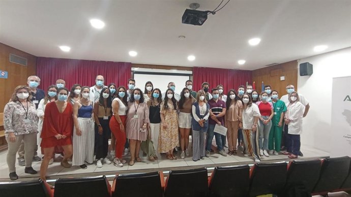 Acto de bienvenida a los 37 nuevos residentes en las dos Áreas de Gestión Sanitaria Campo de Gibraltar, Este y Oeste.