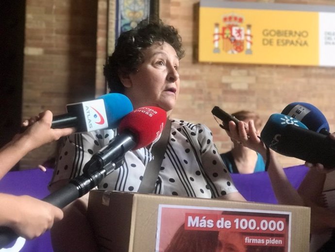 María Salmerón en la Delegación del Gobierno