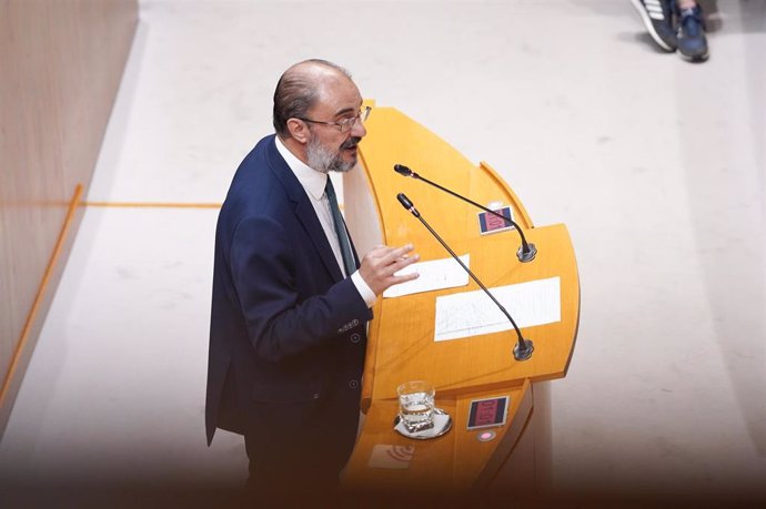 El presidente del Gobierno de Aragón, Javier Lambán.