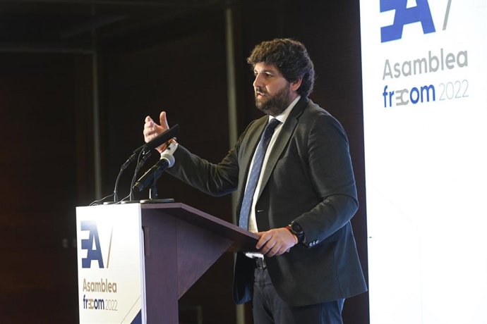 López Miras en la Asamblea de Frecom