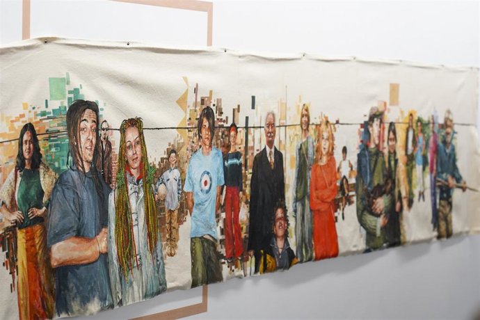 Una de las obras de la nueva exposición Nosotros Somos que permanecerá abierta del 2 de junio al 17 de junio en el Teatro Zorrilla.