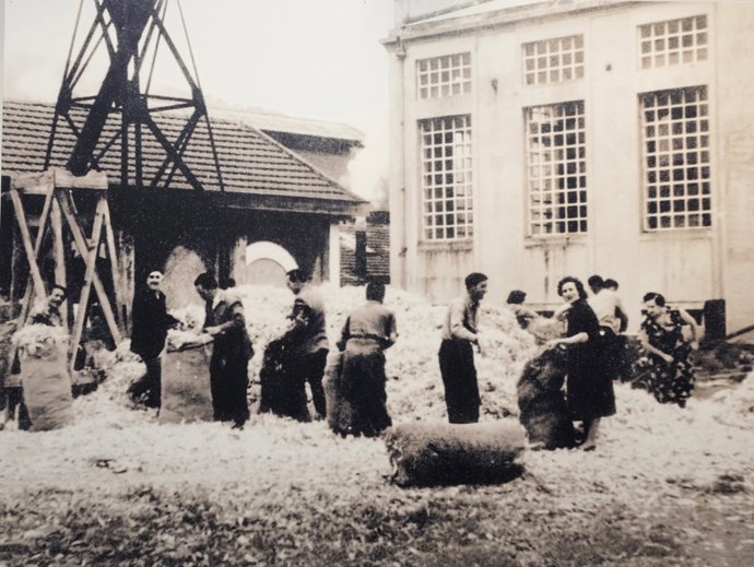 Archivo - Imagen de la exposición 'Obreras de los 50. Entre el campo y la fábrica'