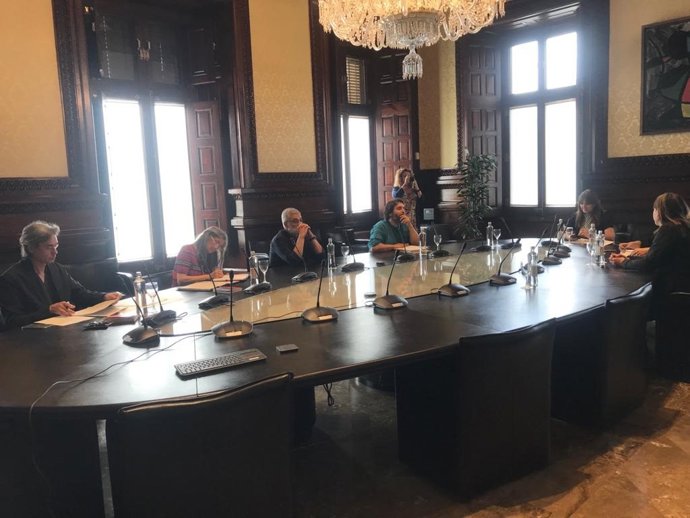 Reunió de la Mesa del Parlament