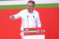 Espadas abre campaña pidiendo la movilización del PSOE para responder a la Andalucía que le "llama y necesita"