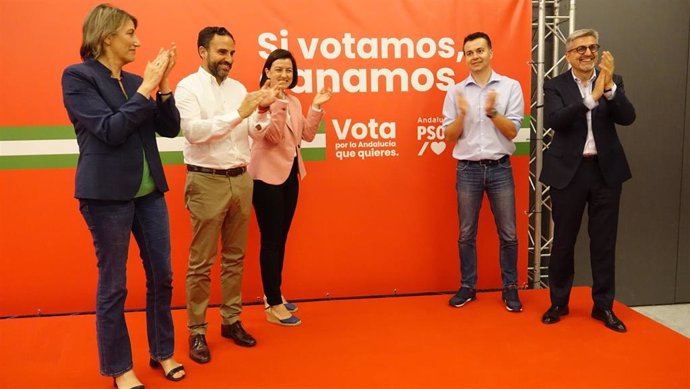 El PSOE de Málaga en el arranque de la campaña electoral del 19 de junio