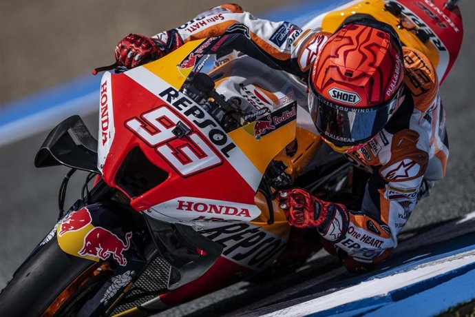 Archivo - El piloto español Marc Márquez (Repsol Honda) durante el Gran Premio de España 2022