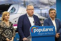 El PP exige a Gobierno central que "acelere" las obras del AVE para que la Región deje de ser una "isla ferroviaria"