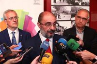 Lambán insiste en la "inquebrantable voluntad de diálogo" de Aragón y espera que el COE responda a su propuesta de JJOO