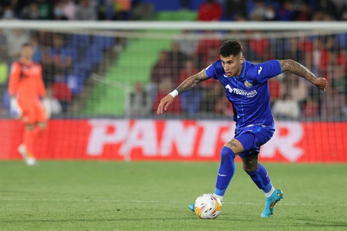 Archivo - Mathías Olivera con el Getafe