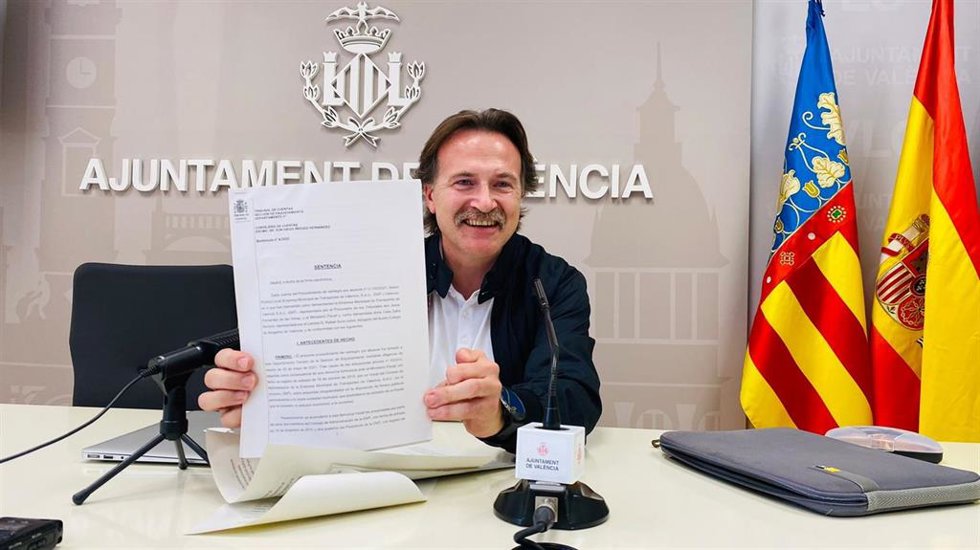 El concejal de Movilidad y presidente de EMT Valncia, Giusep Grezzi.