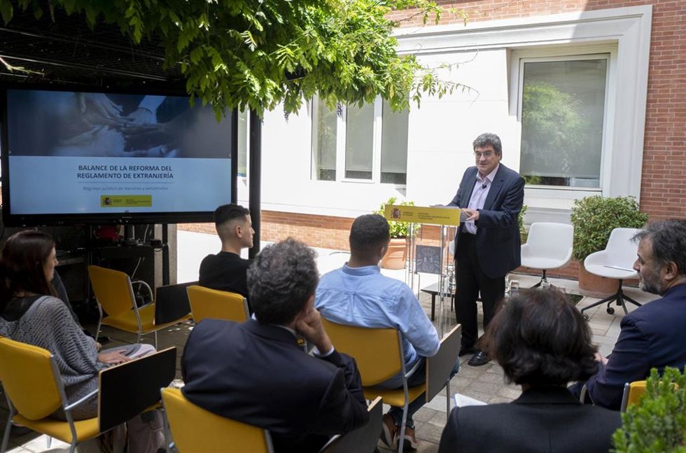 El ministro de Inclusión, Seguridad Social y Migraciones, José Luis Escrivá