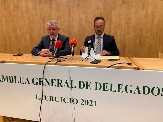 El presidente de Copiso Javier Blanco y el director general Pascual López.