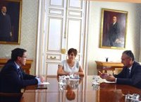 Los alcaldes de Villanueva y Don Benito plantean a Isabel Rodríguez cuestiones del proceso legal para la fusión