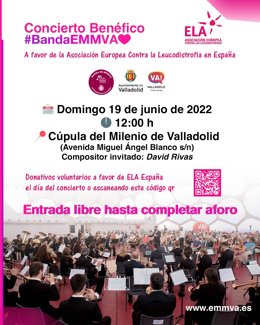 Cartel del concierto solidario de la Emmva