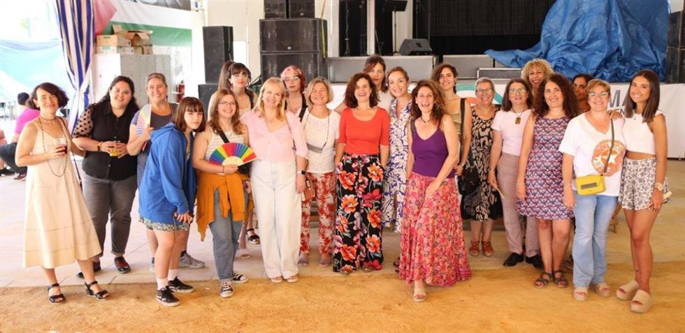 Esperanza Gómez en la Feria de La Rinconada
