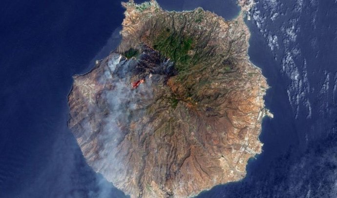 Archivo - Incendio de Gran Canaria en verano de 2019