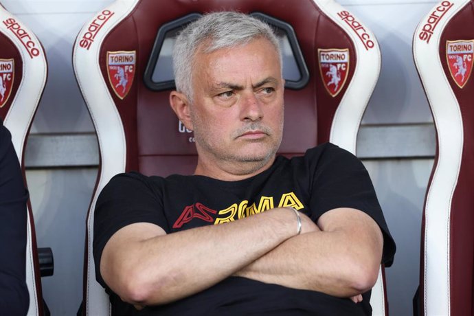 José Mourinho, técnico de la Roma