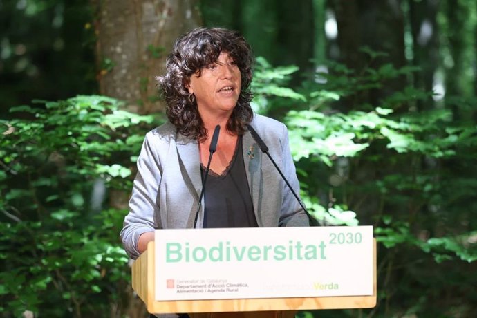 La consellera de Acción Climática, Alimentación y Agenda Rural de la Generalitat, Teresa Jord