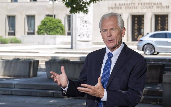 Peter Navarro, exasesor del expresidente de Estados Unidos Donald Trump