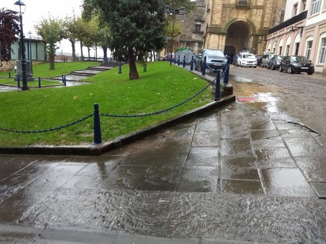 Archivo - Lluvia en Euskadi.