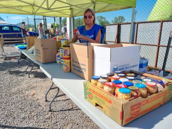 Un torneo solidario organizado por el Futbol Base Vilobí recauda 3.247 kilos de comida