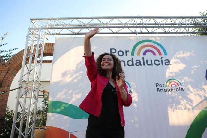 La candidata de Por Andalucía a la Presidencia de la Junta, Inma Nieto.