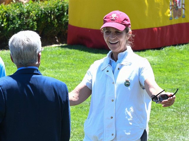 La Infanta Elena durante la Longines EEF Series, a 03 de junio de 2022, en Madrid (España).