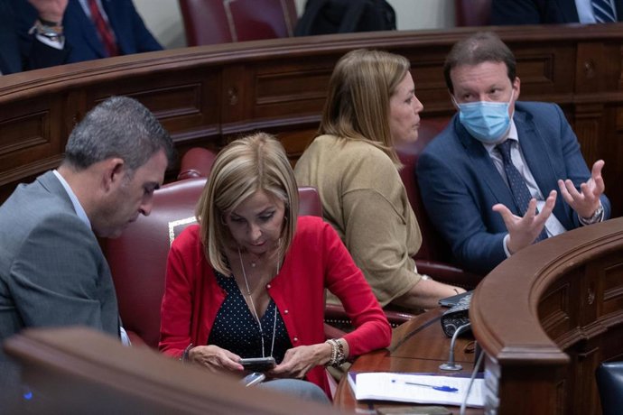 Diputados del PP en el Parlamento de Canarias