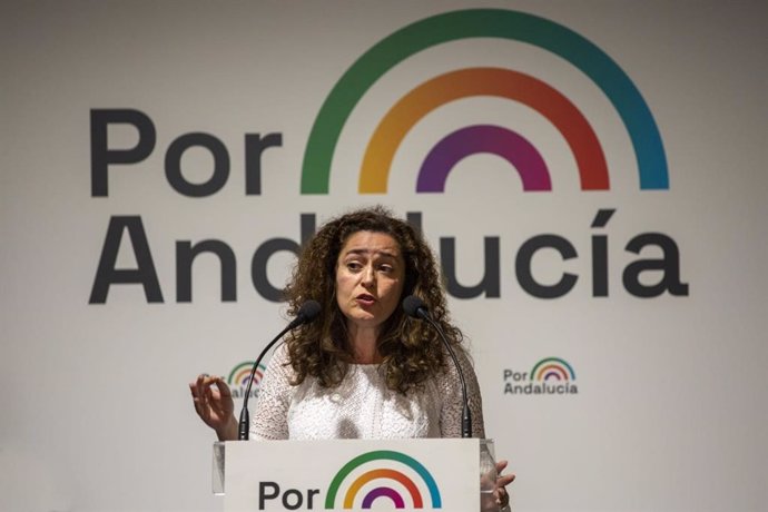 La candidata de 'Por Andalucía' a la Presidencia de la Junta, Inma Nieto.