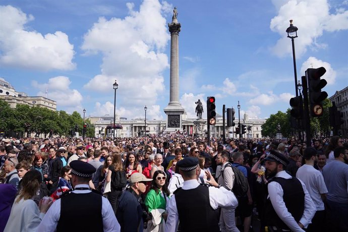 Jubileo real en Trafalgar Square 