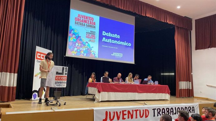 Jornada de debate de CCOO CyL que se ha celebrado este sábado en Valladolid y ha reunido a 60 jóvenes