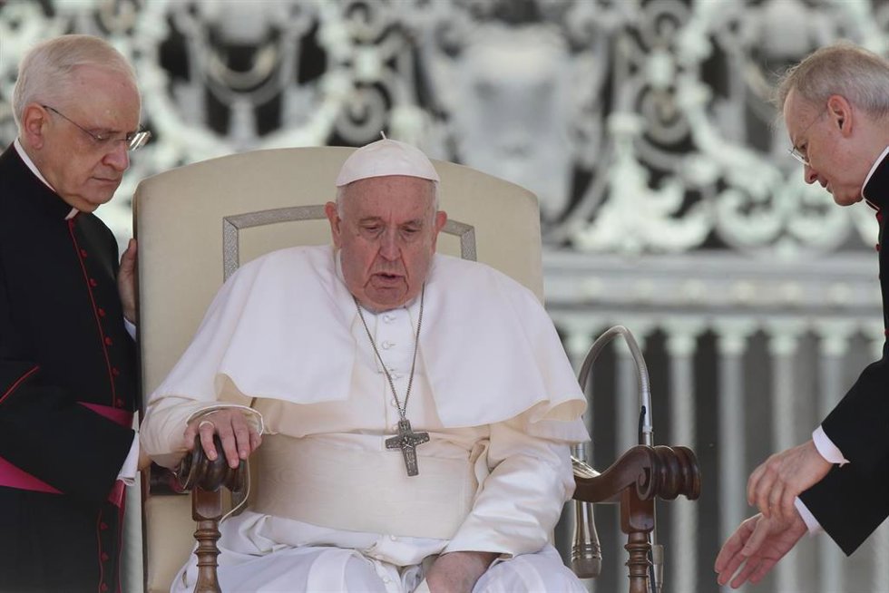 El Papa en la audiencia general del pasado miércoles