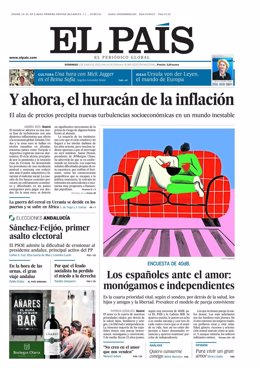 Portada de El País.