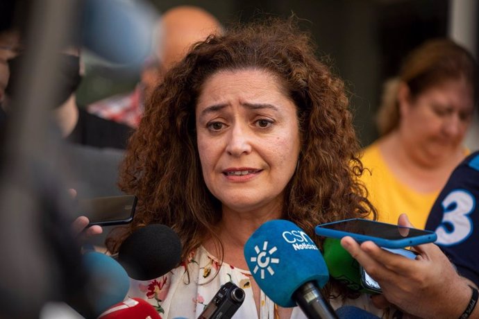La candidata de 'Por Andalucía' a la presidencia de la Junta, Inma Nieto.