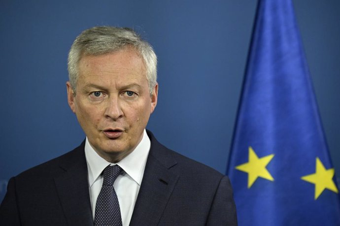 Archivo - 31 March 2022, Berlin: French Minister for the Economy, Finance and Recovery, Bruno Le Maire, attends a joint press conference with Gemran Finance Minister Christian Lindner, following their meeting in Berlin. Photo: Tobias Schwarz/AFP Pool/dpa