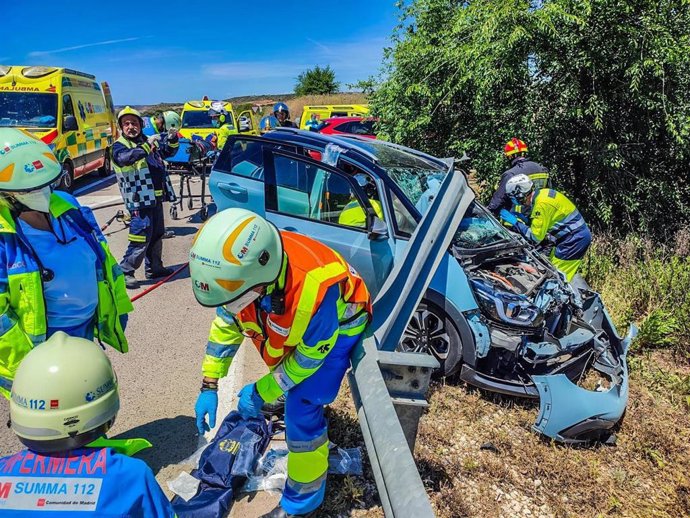 Accidente en Valdacerete