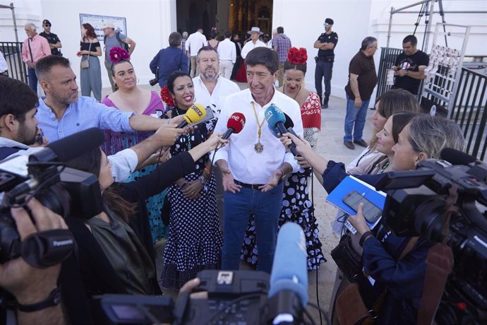 El vicepresidente de la Junta de Andalucía y consejero de Turismo, Juan Marín, en una imagen de archivo