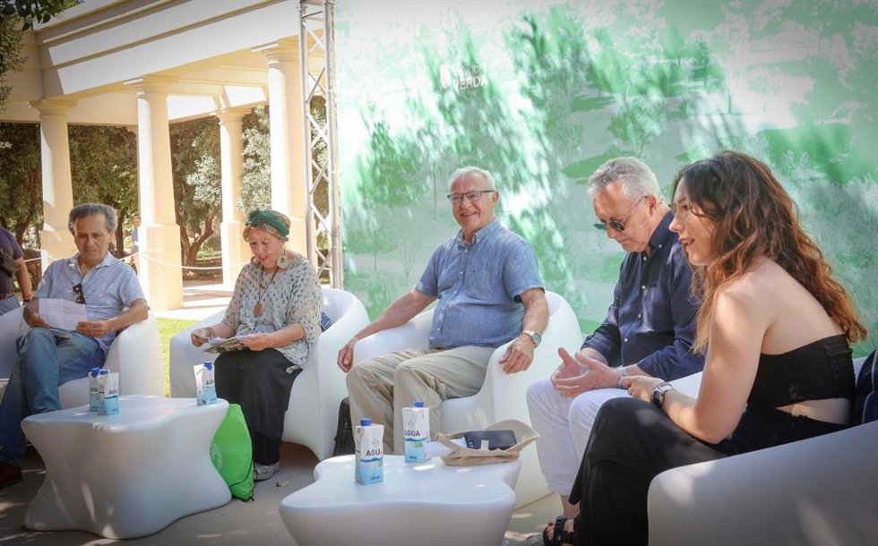 El alcalde de Valncia, Joan Ribó, en el acto 'Cómo hacer realidad el prodigio del Jardín del Túria'