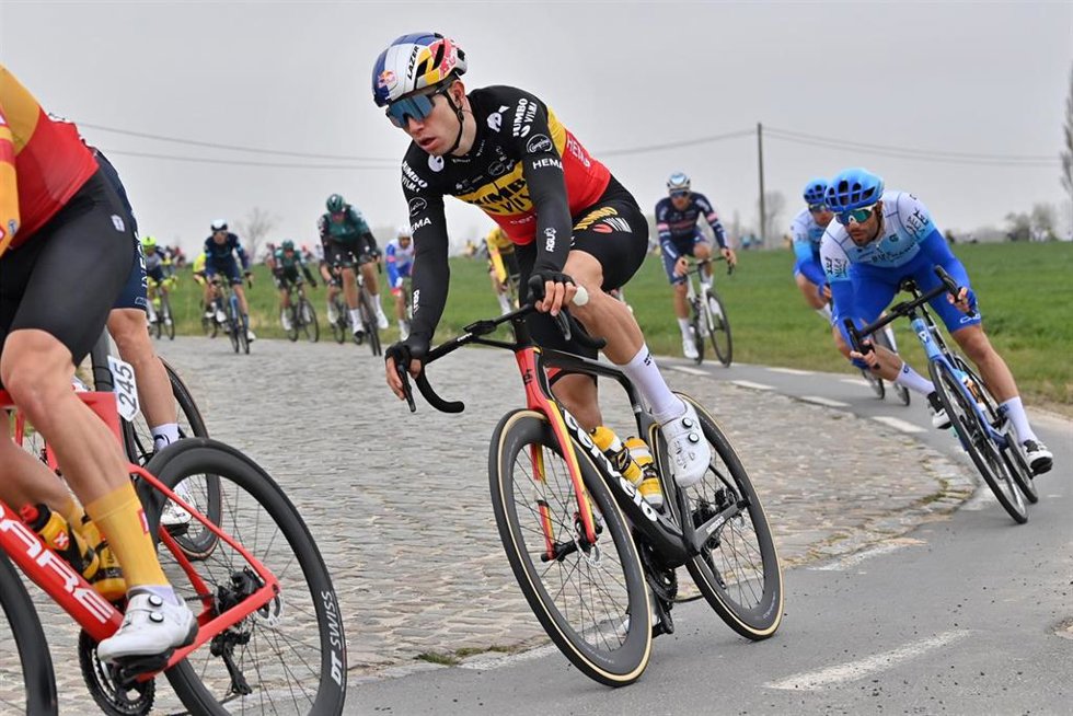 Archivo - El ciclista belga Wout Van Aert (Jumbo-Visma)