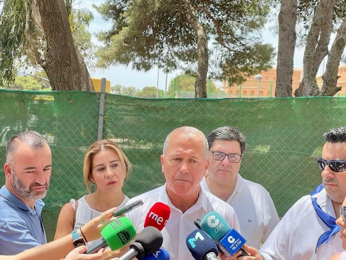 El secretario de los populares melillenses, Miguel Marín, en declaraciones a los medios