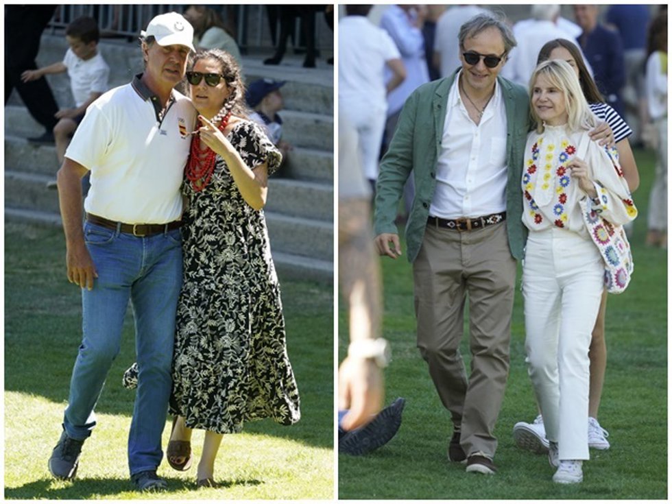 Cayetano Martínez de Irujo y Bárbara Mirjan, y Eugenia y Narcís Rebollo, dos parejas bien avenidas en la hípica