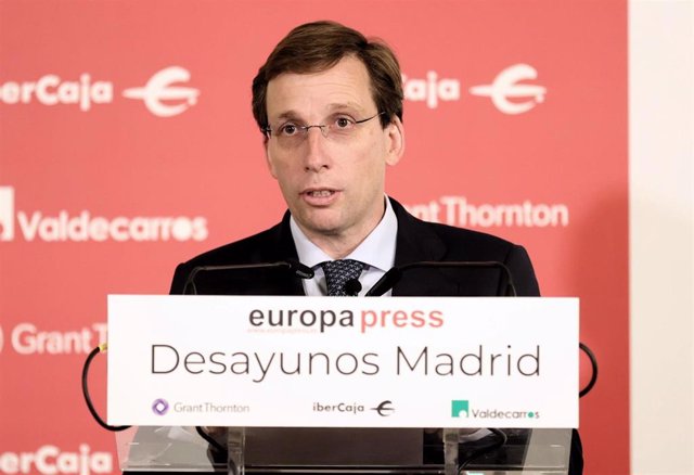 El alcalde de Madrid, José Luis Martínez-Almeida, en el Desayuno Informativo de Europa Press en el Hotel Villa Magna.