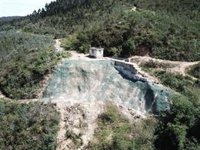 Avanzan las obras de estabilización del talud de la tubería de abastecimiento a Santander