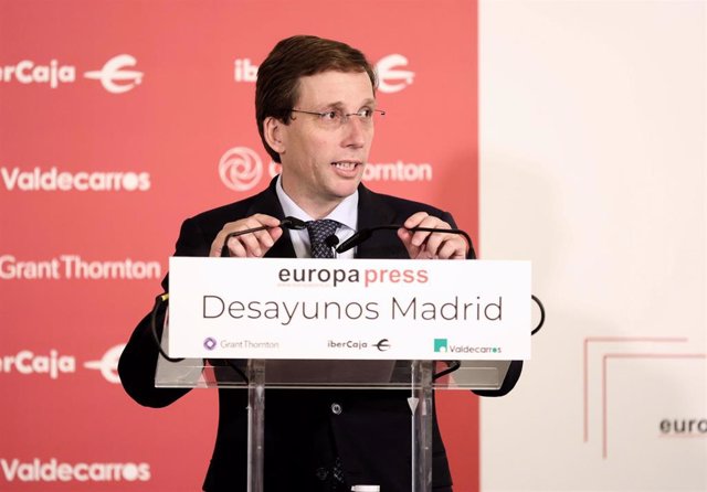 El alcalde de Madrid, José Luis Martínez-Almeida, protagoniza un Desayuno Informativo de Europa Press, en el Hotel Villa Magna, a 6 de junio de 2022, en Madrid (España).