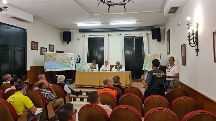 Reunión del Plan Aldea de este lunes.