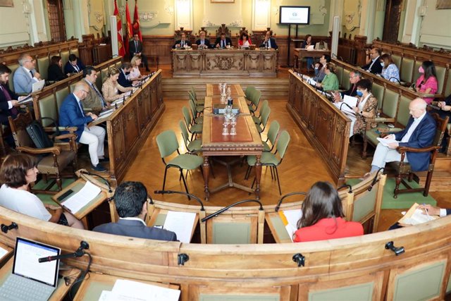 Pleno Municipal en el Ayuntamiento de Valladolid