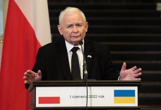 El líder de Ley y Justicia (PiS) y viceprimer ministro de Polonia, Jaroslaw Kaczynski.