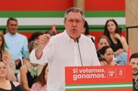 Espadas buscará en el primer debate a seis "centrarse" en Moreno, que pasa "de puntillas" por la campaña del 19J