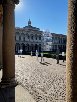 Whirlpool is partnering with INTERNI as co-producer of the 2022 exhibition: this year's installation is entitled "Sidereal Station" and continues the project started with architect Michele De Lucchi and AMDL CIRCLE in 2021. It is a sort of "telescope" p