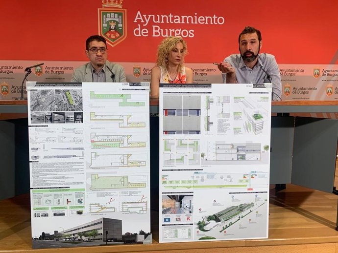 Los concejales de Licencias, Seguridad Ciudadana y Urbanismo, Miguel Balbás, Blanca Carpintero y Daniel Garabito, respectivamente.